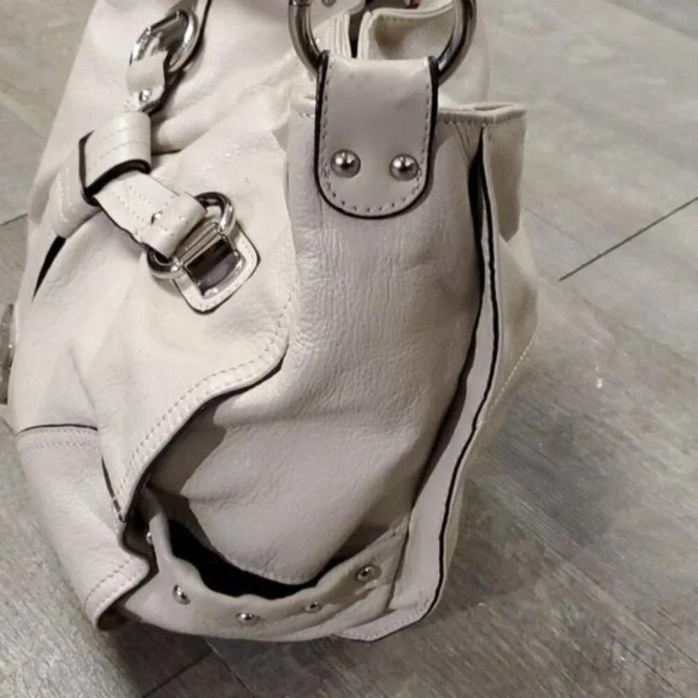 B Makowsky Leather Hobo Shoulder Bag Handbag Tote Purse Pebbled Women's Woman's
